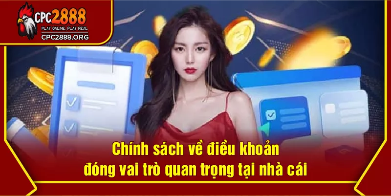 Chính sách về điều khoản đóng vai trò quan trọng tại nhà cái