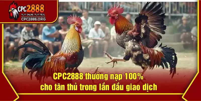 CPC2888 thưởng nạp 100% cho tân thủ trong lần đầu giao dịch